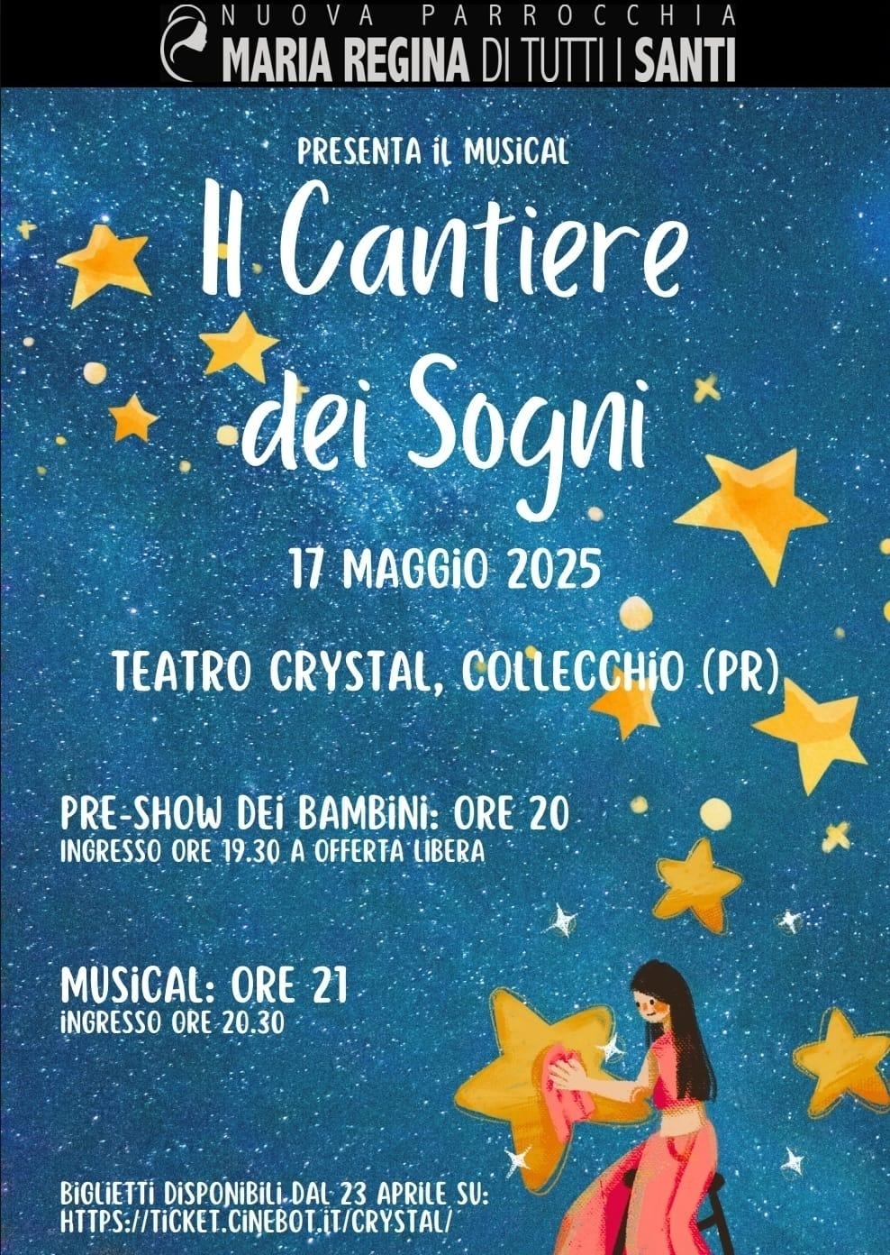 PER PRENOTAZIONI CLICCARE SULL'IMMAGINE - Teatro Crystal