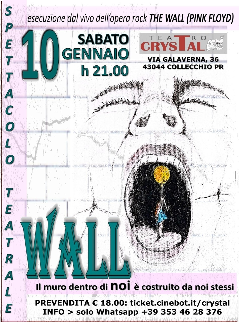 PER PRENOTAZIONI CLICCARE SULL'IMMAGINE - Teatro Crystal