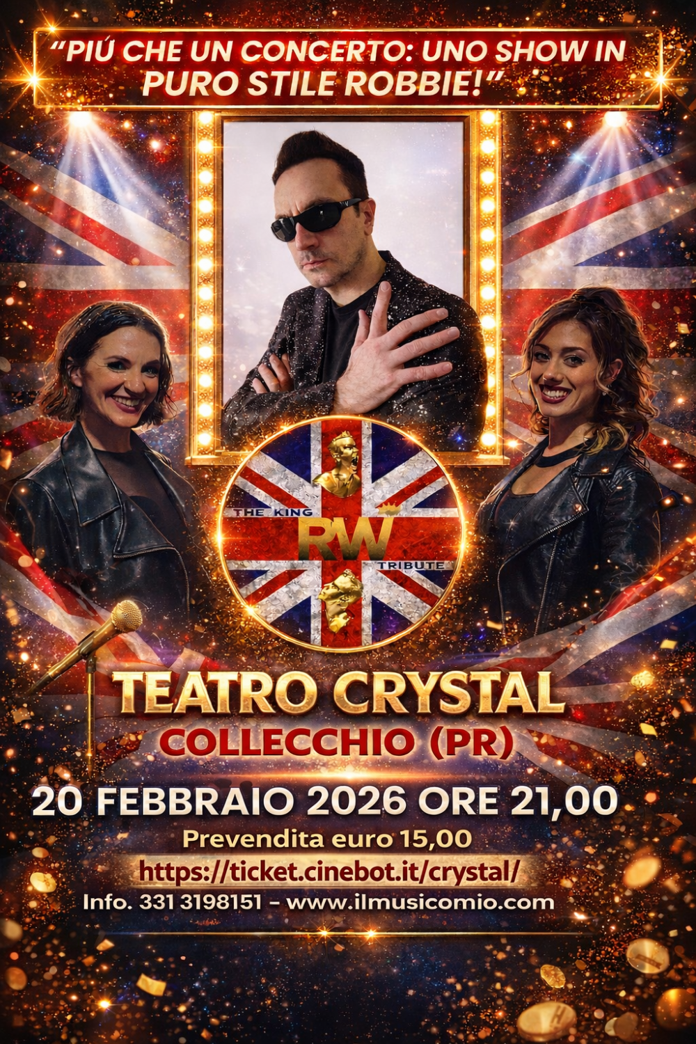 PER PRENOTAZIONI CLICCARE SULL'IMMAGINE - Teatro Crystal